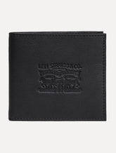 Carteira Levis Masculina Leather Mid Logo Preta