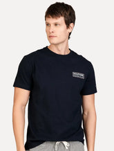 Camiseta Tommy Hilfiger Regular Printed Badge Color Marinho