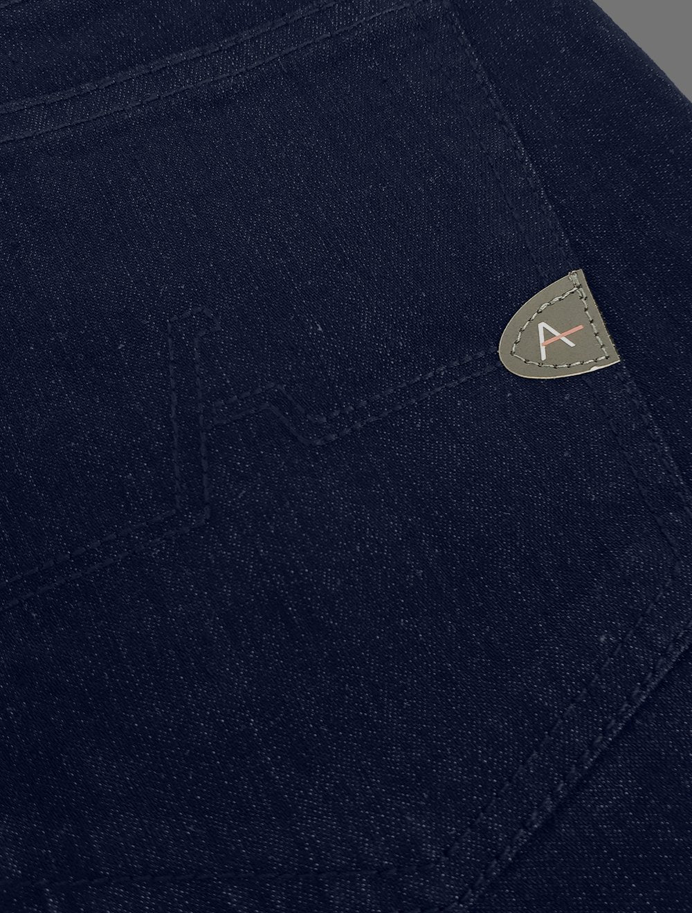 Bermuda Aramis Jeans Masculina Regular Basic 5 Pockets Escura