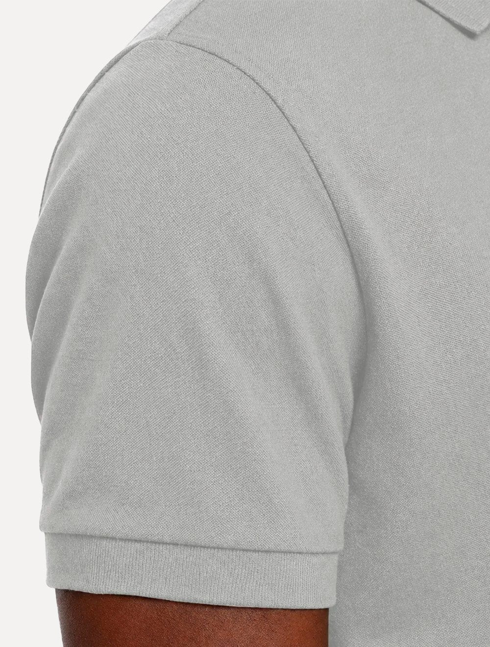 Polo Aramis Masculina Basic Piquet Mono Chumbo