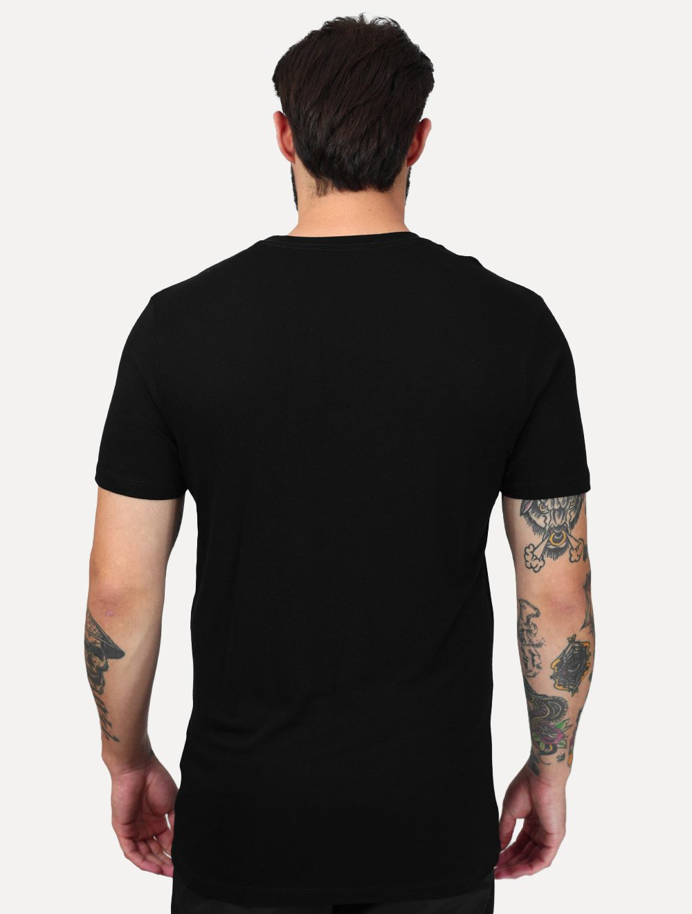 Camiseta Ellus Masculina Viscose Classic Signature Preta