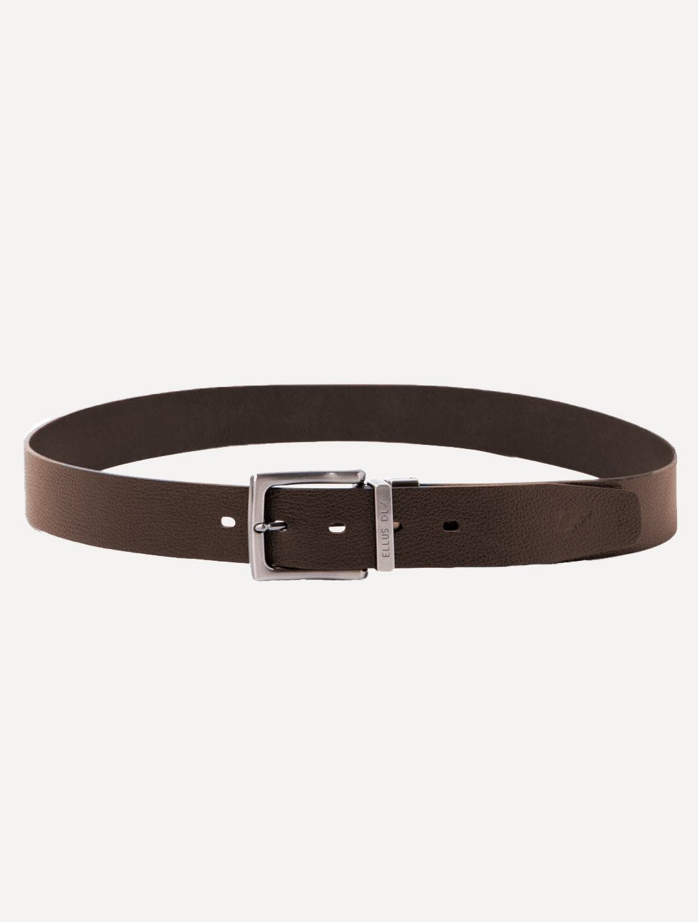 Cinto Ellus Masculino Couro Dupla Face Casual Marrom