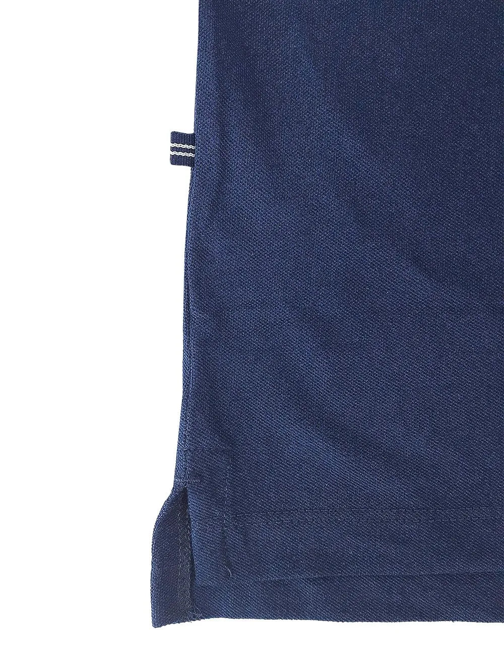 Polo Nautica Piquet Frisos Logo Colorblock Azul Marinho