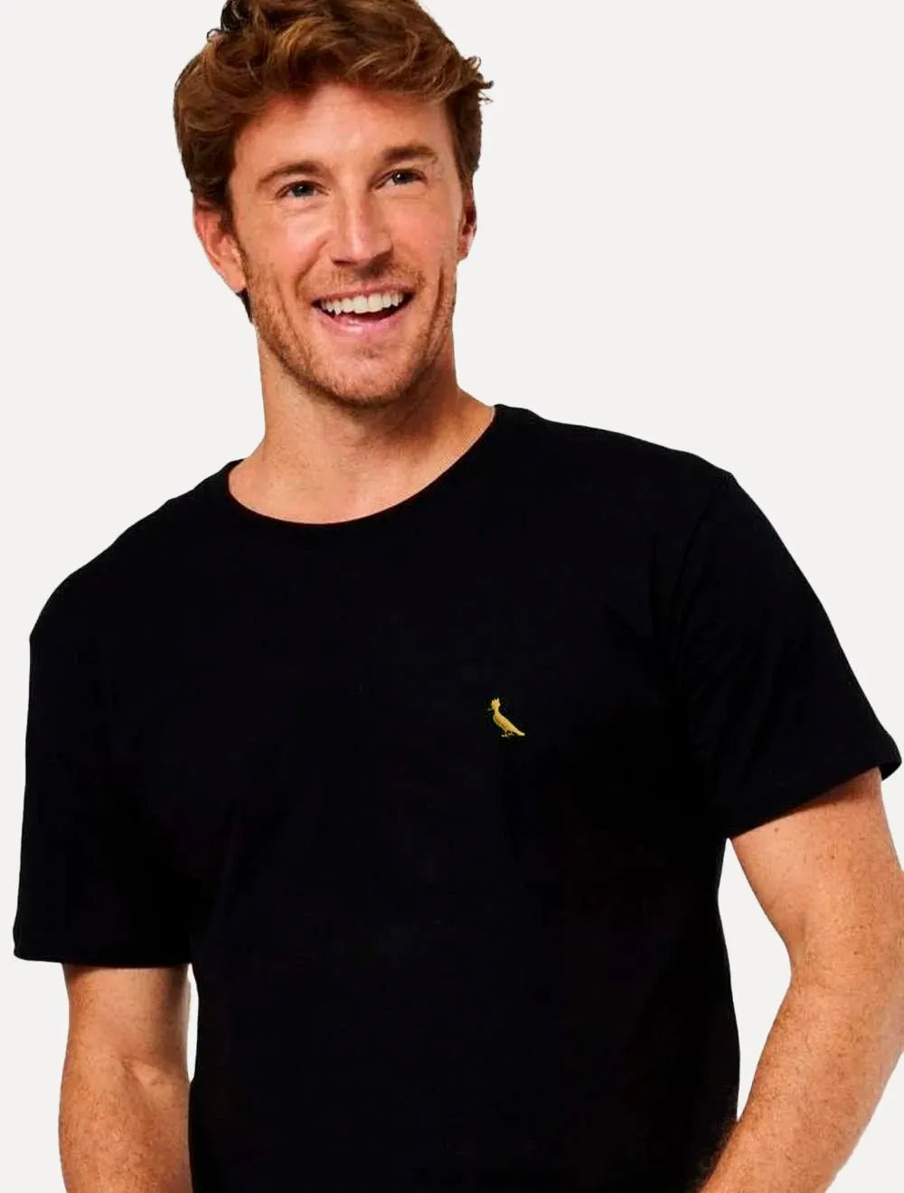 Camiseta Reserva Masculina Basic Yellow Woodpecker Preta