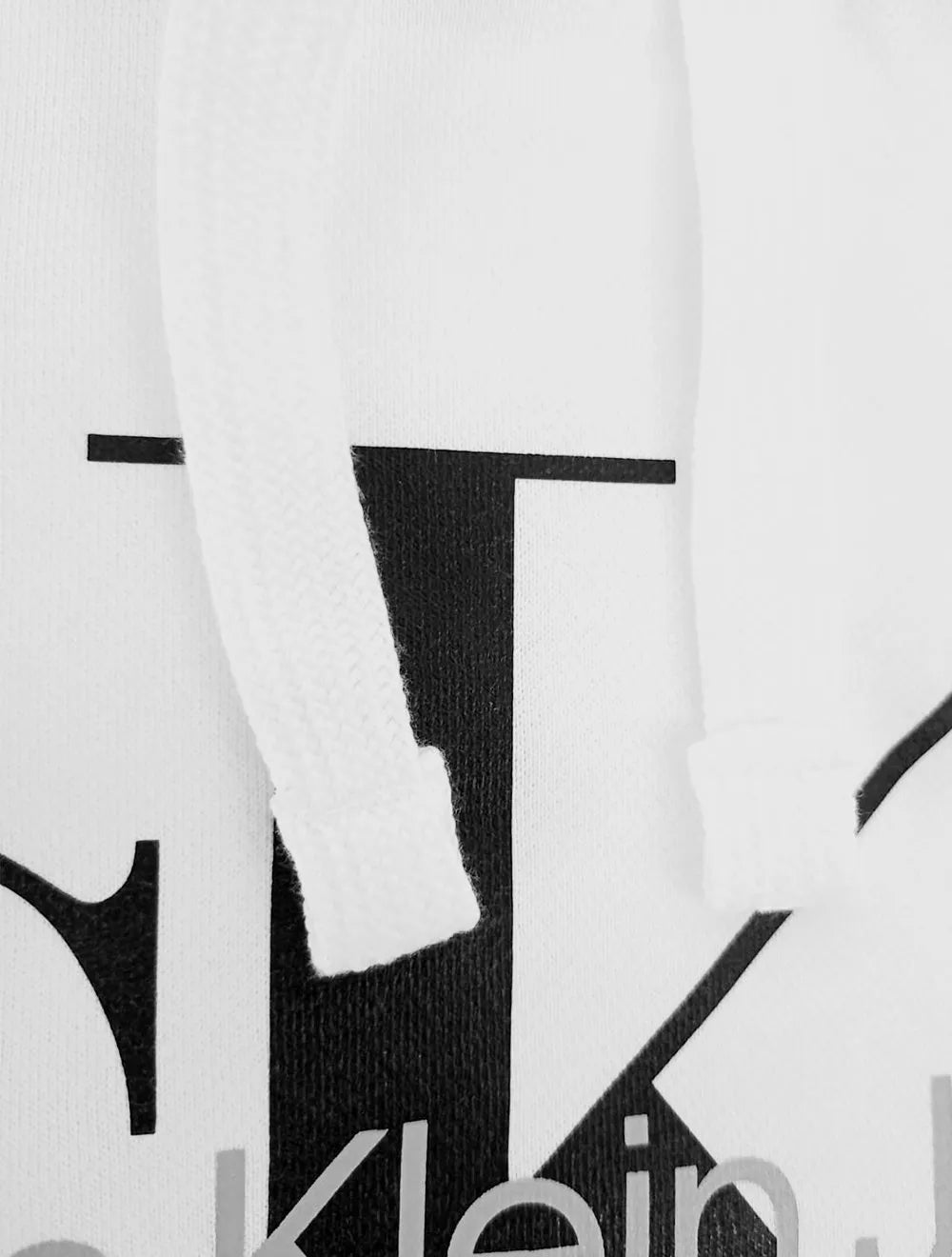 Moletom Calvin Klein Jeans Masculino Hoodie Issue Monograma Branco