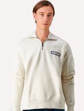 Moletom Tommy Hilfiger Masculino Track Graphic Half Zip Areia