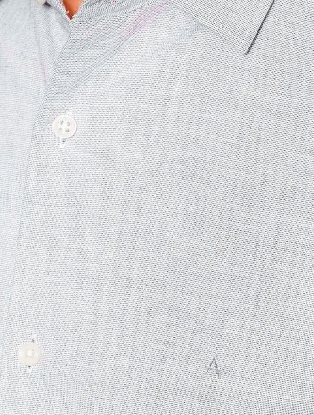Camisa Aramis Masculina Manga Curta Slim Modal Boa Vista Azul Claro