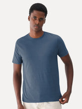 Camiseta Dudalina Masculina Basic Sobretinta Mono Icon Azul Marinho