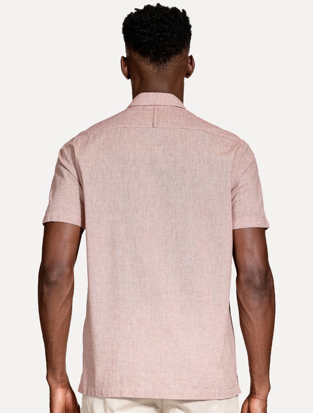 Camisa Aramis Masculina Regular Loop Flame Altino Rosa Mescla