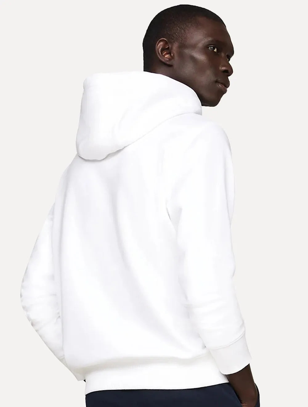 Moletom Tommy Hilfiger Masculino Chest Insert Hoodie Branca