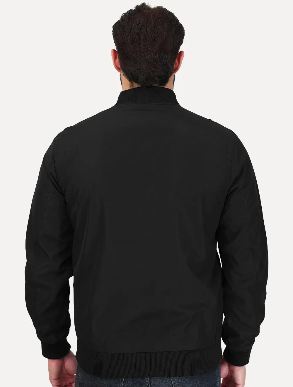 Jaqueta King & Joe Masculina Nylon Premium Bomber Preta