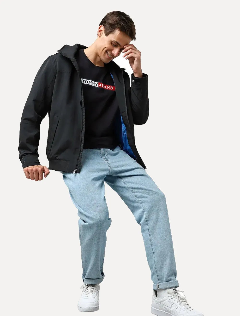 Jaqueta Tommy Hilfiger Masculina Sustainable Regatta Jacket Preta