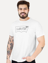 Camiseta Levis Masculina Standard Relaxed Center Logo Branca