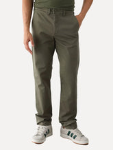 Calça Lacoste Masculina Sarja Chino Slim Fit New Classic Verde