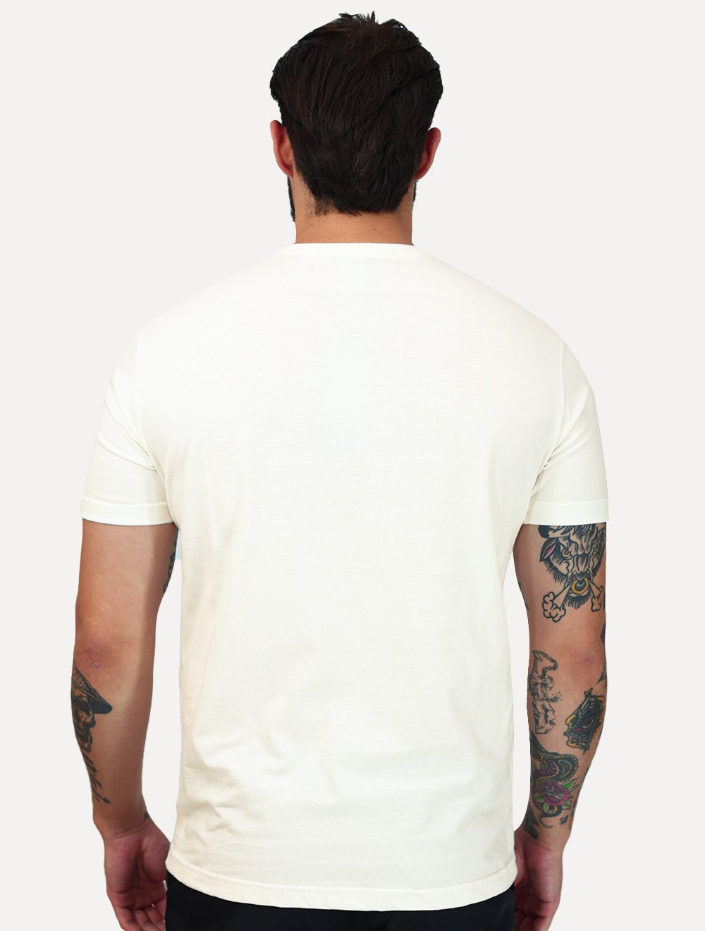 Camiseta King & Joe Premium Maculina Signature Logomania Estd 2013 Off White