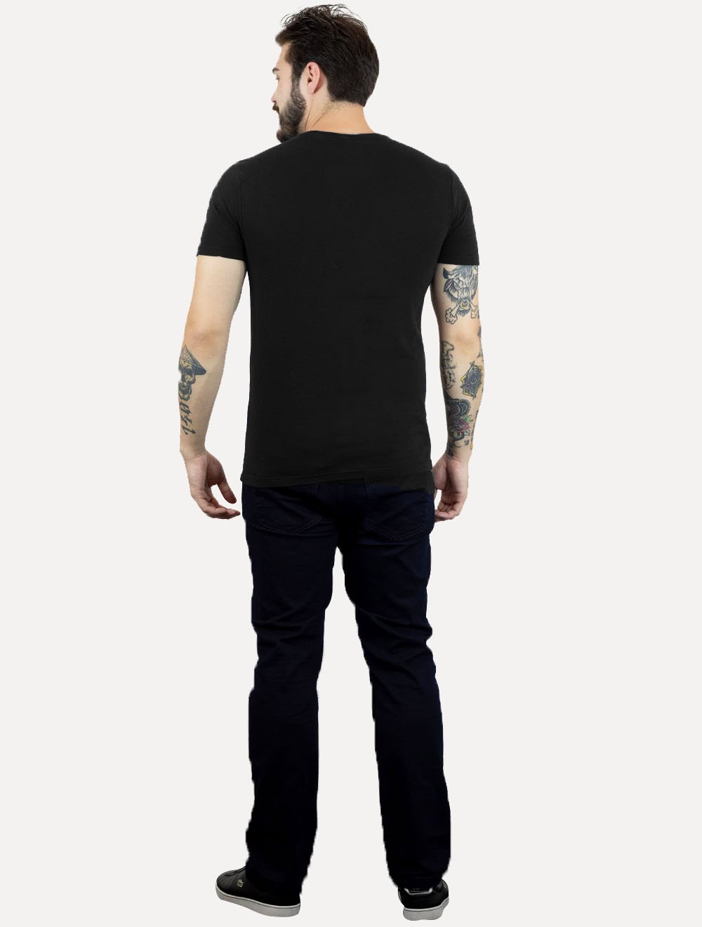 Camiseta John John Masculina Slim Clean Preta