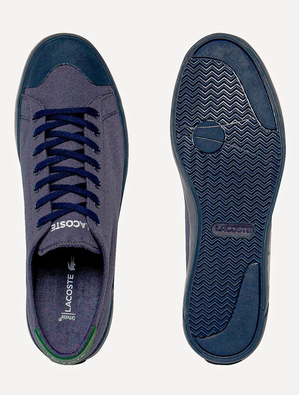 Tênis Lacoste Lona Gripshot Nvy/Dk Grn Azul Marinho