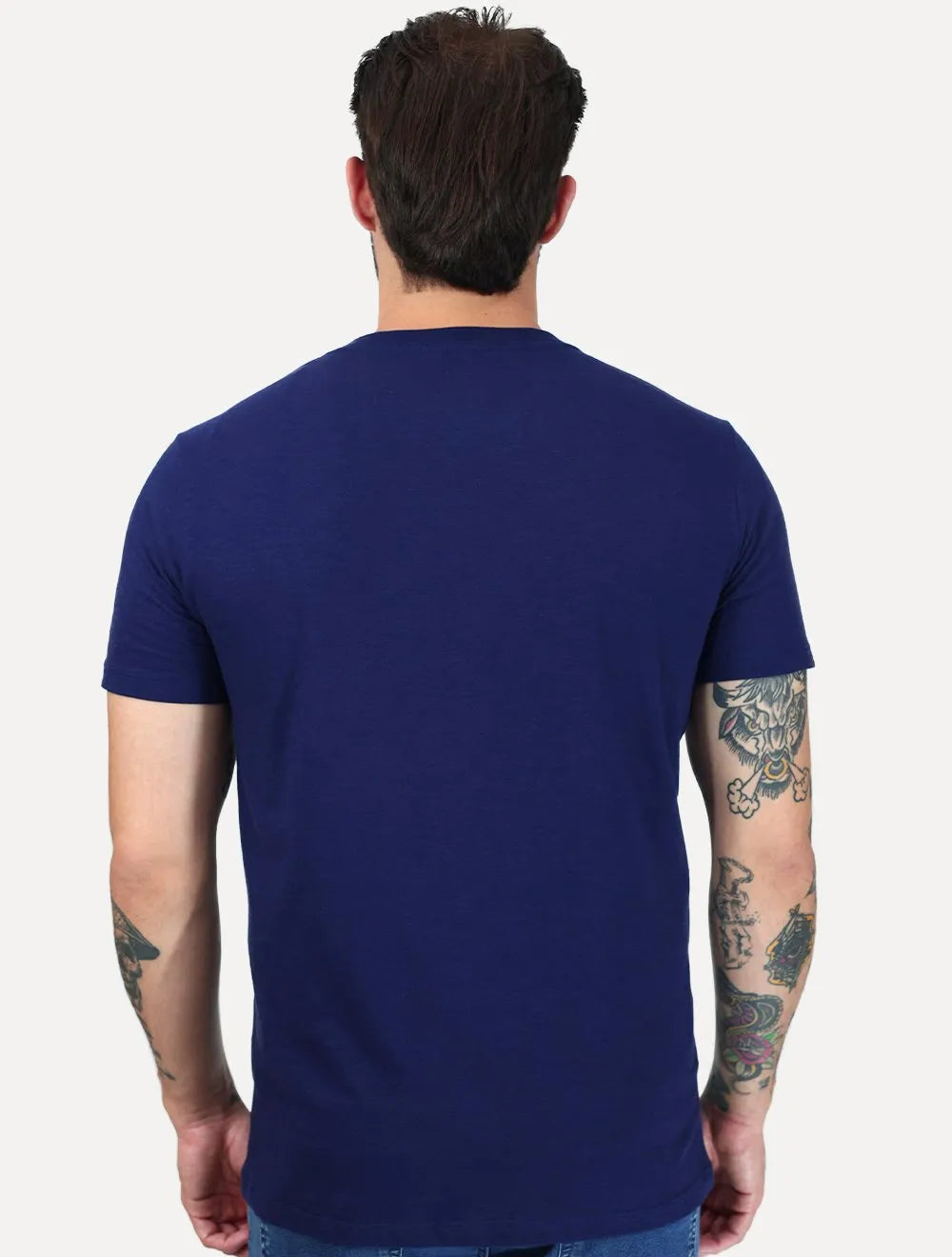 Camiseta John John Slim Fit Flame Azul Marinho