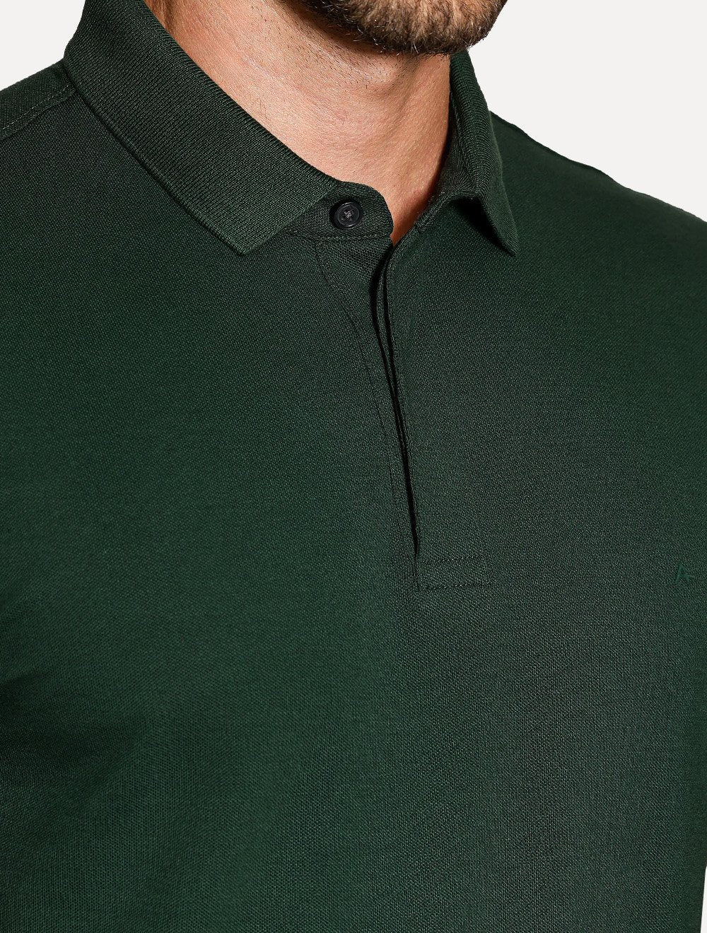 Polo Aramis Masculina Piquet Colorfix Mono Verde Militar