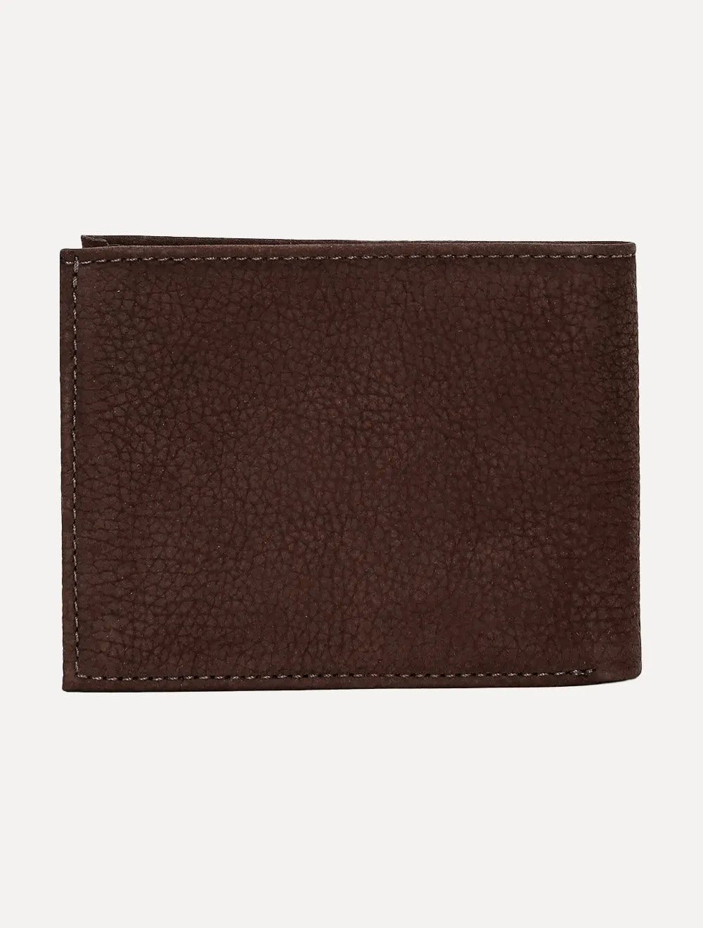 Carteira Aramis Masculina Couro Floater Horizontal Marrom Café