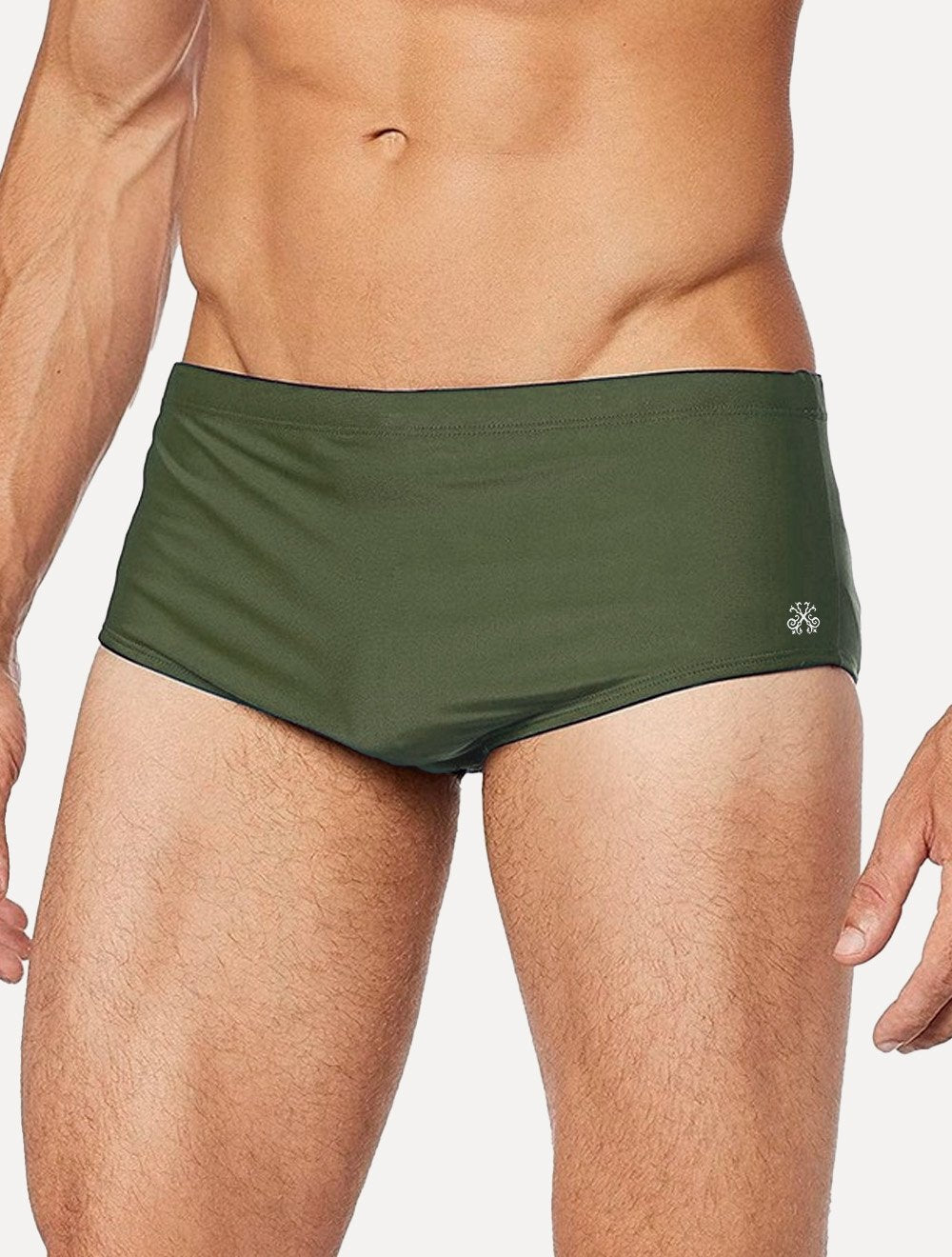 Sunga John John Masculina Jack Black Key Logo Lateral Verde Militar