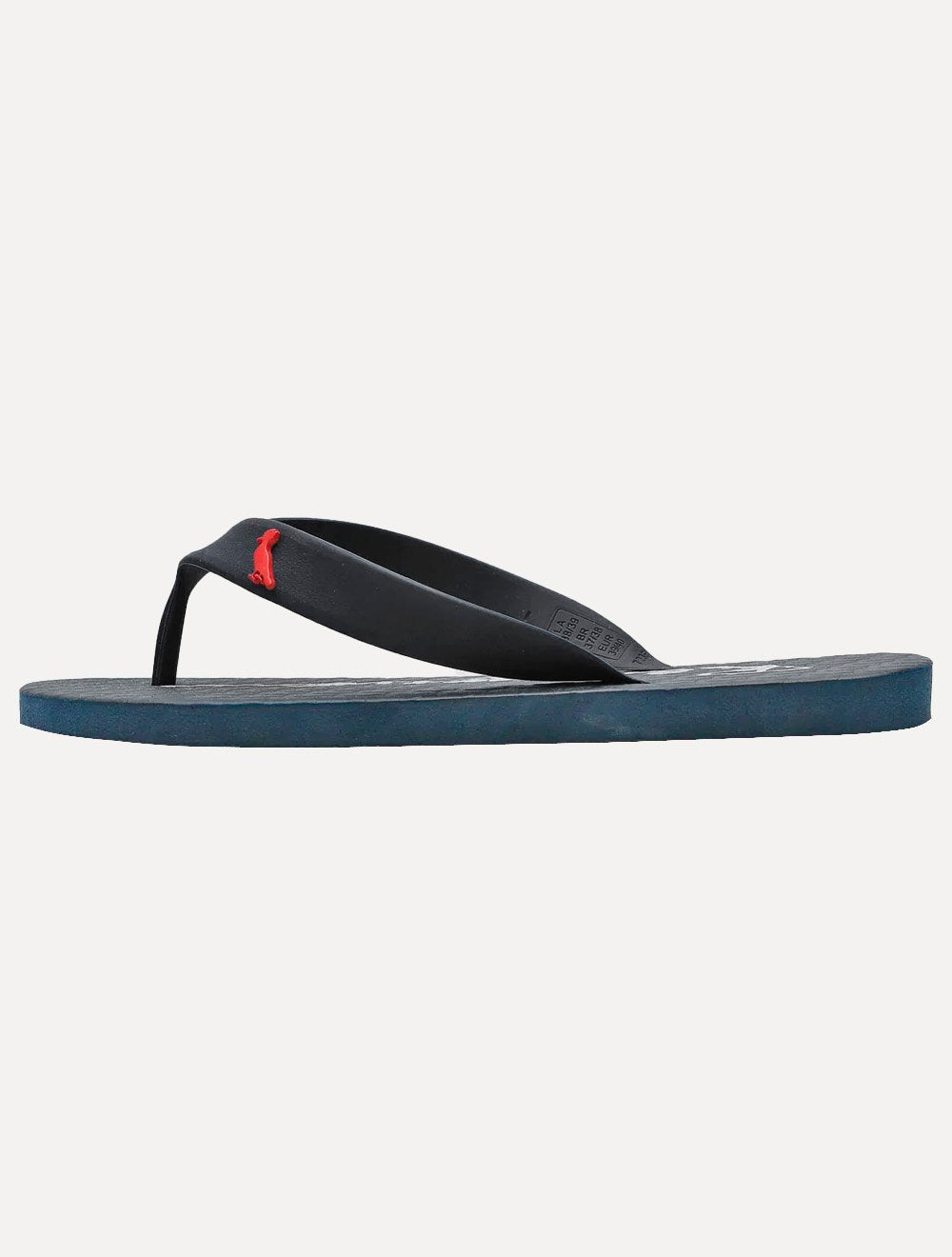 Chinelo Reserva Masculino Tira Azul Mar Script Azul Marinho