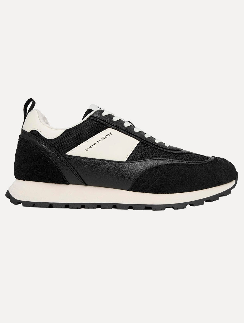 Tênis Armani Exchange Masculino Suede Sneaker Preto