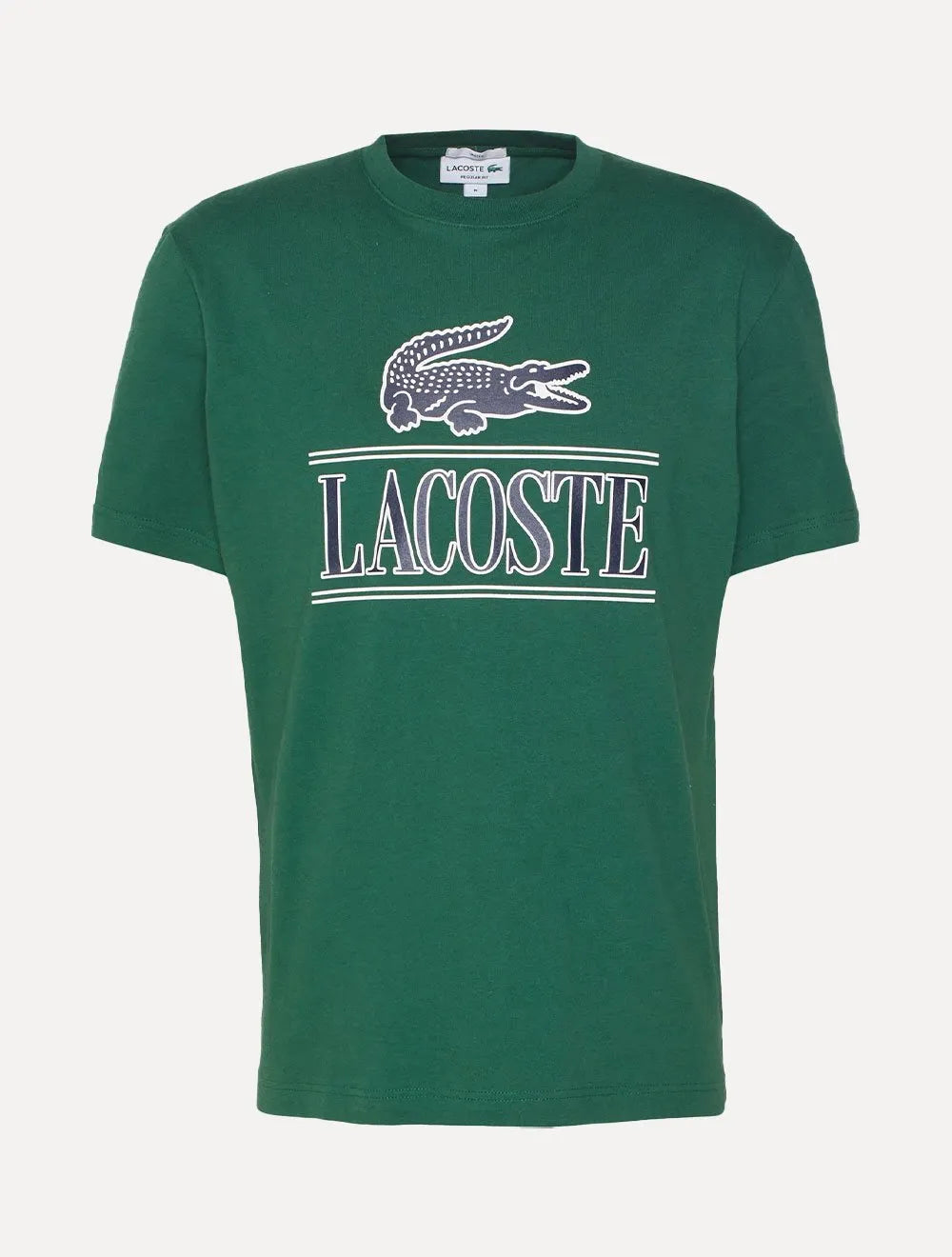 Camiseta Lacoste Masculina Heavy Cotton Jersey Vintage Verde