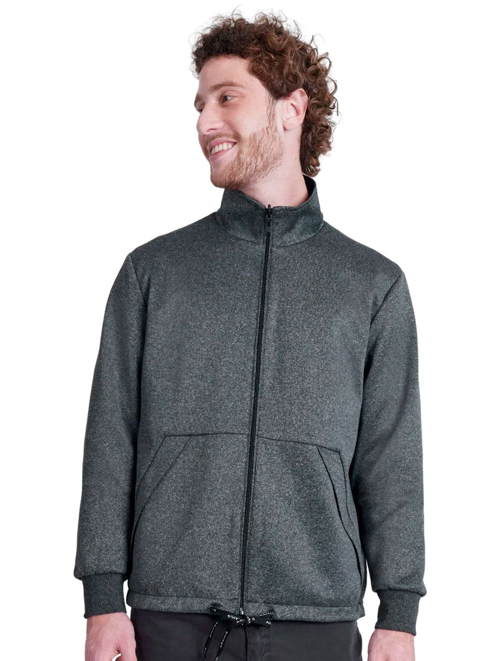 Jaqueta Aramis Masculina Nylon Dupla Face Flat Liquid Repeller Preta