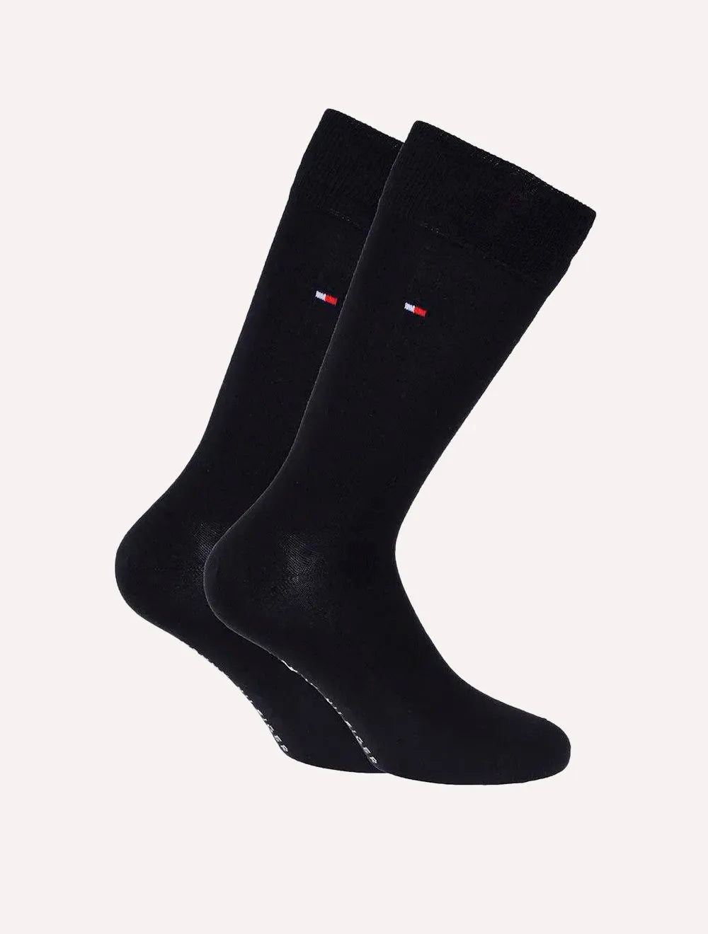Meia Tommy Hilfiger Masculina Classic Long Preta Kit 2 Pares