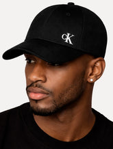 Boné Calvin Klein Jeans 6 Gomos CK Preto