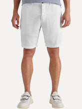 Bermuda Reserva Masculina Casual Linho Branca