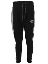 Calça Aeropostale Moletom Masculina Aero Colorblock Preta