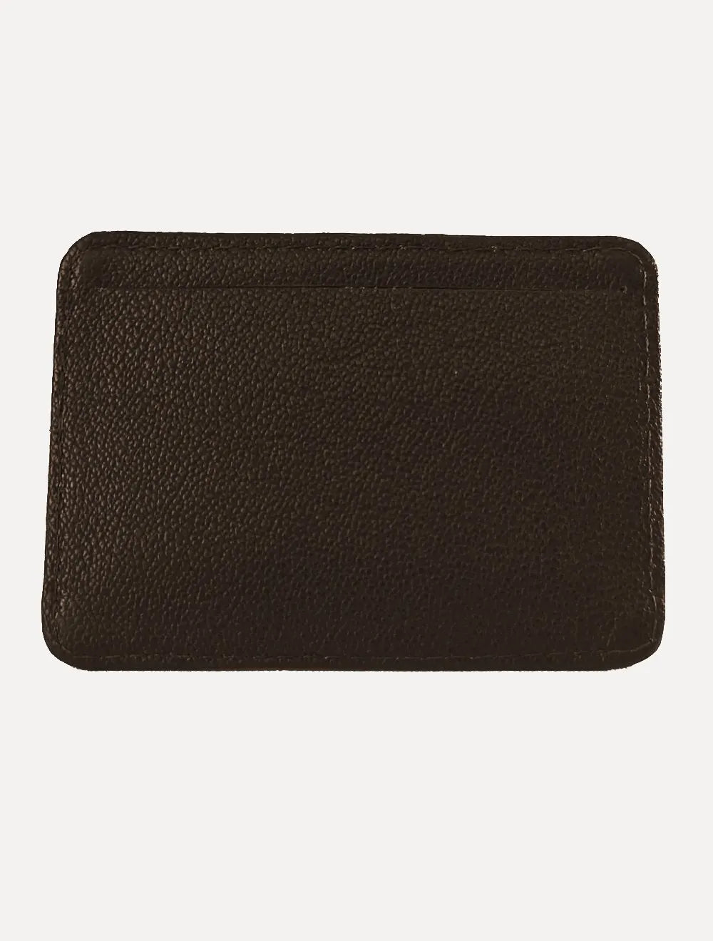 Carteira Colcci Masculina Porta Cartão Couro Carimbo Duplo Marrom Café