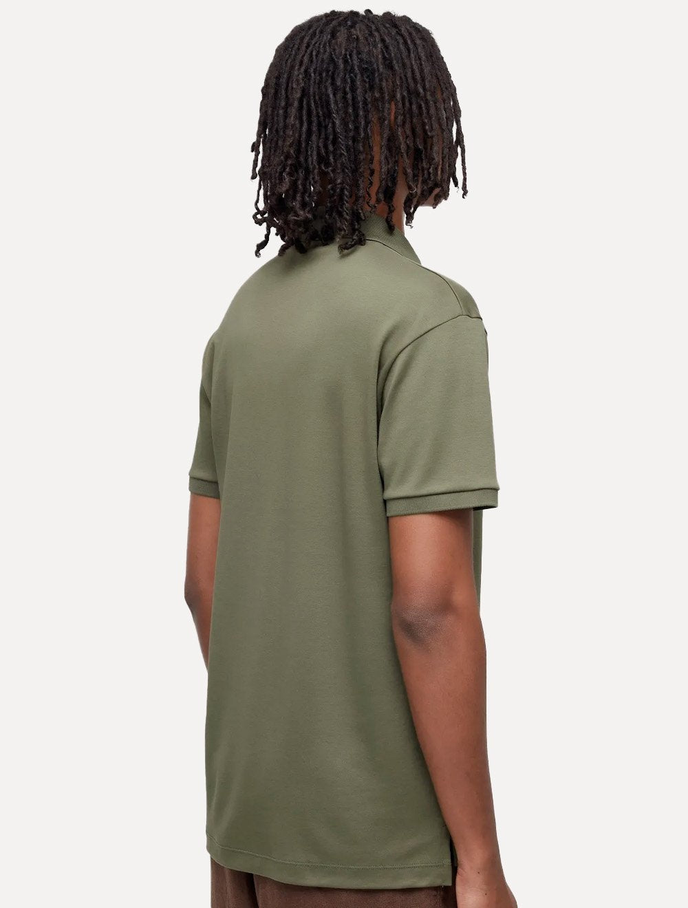 Polo Osklen Masculina Comfort Tridente Pure Touch Mono Logo Verde Militar