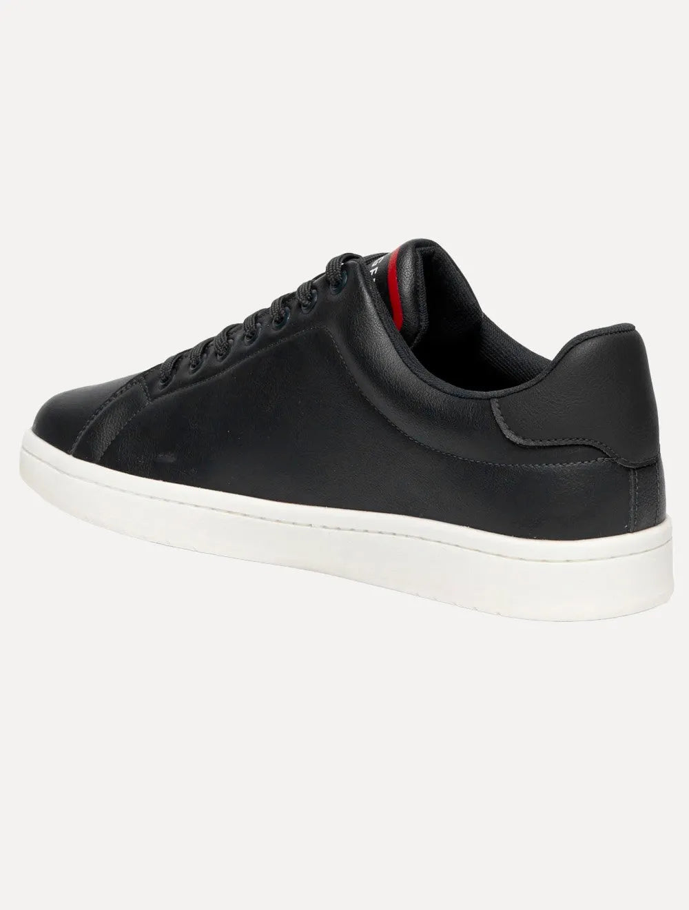 Tênis Tommy Hilfiger Masculino Flag Low Cut-Lace Up Preto