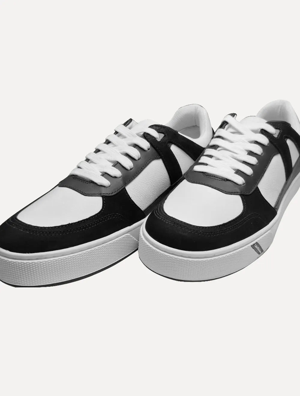 Tênis Calvin Klein Jeans Masculino Baixo Palito Layers Bicolor Branco/ Preto