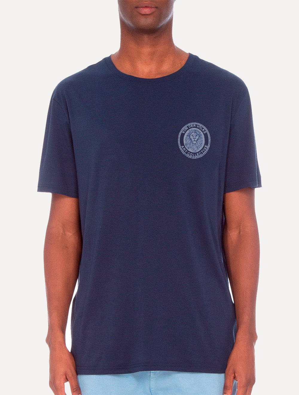 Camiseta Von der Volke Masculina Origineel Art Collective Azul Marinho