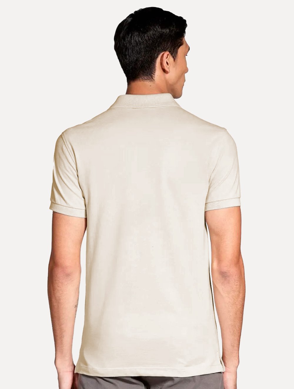 Polo Aramis Masculina Basic Piquet Areia