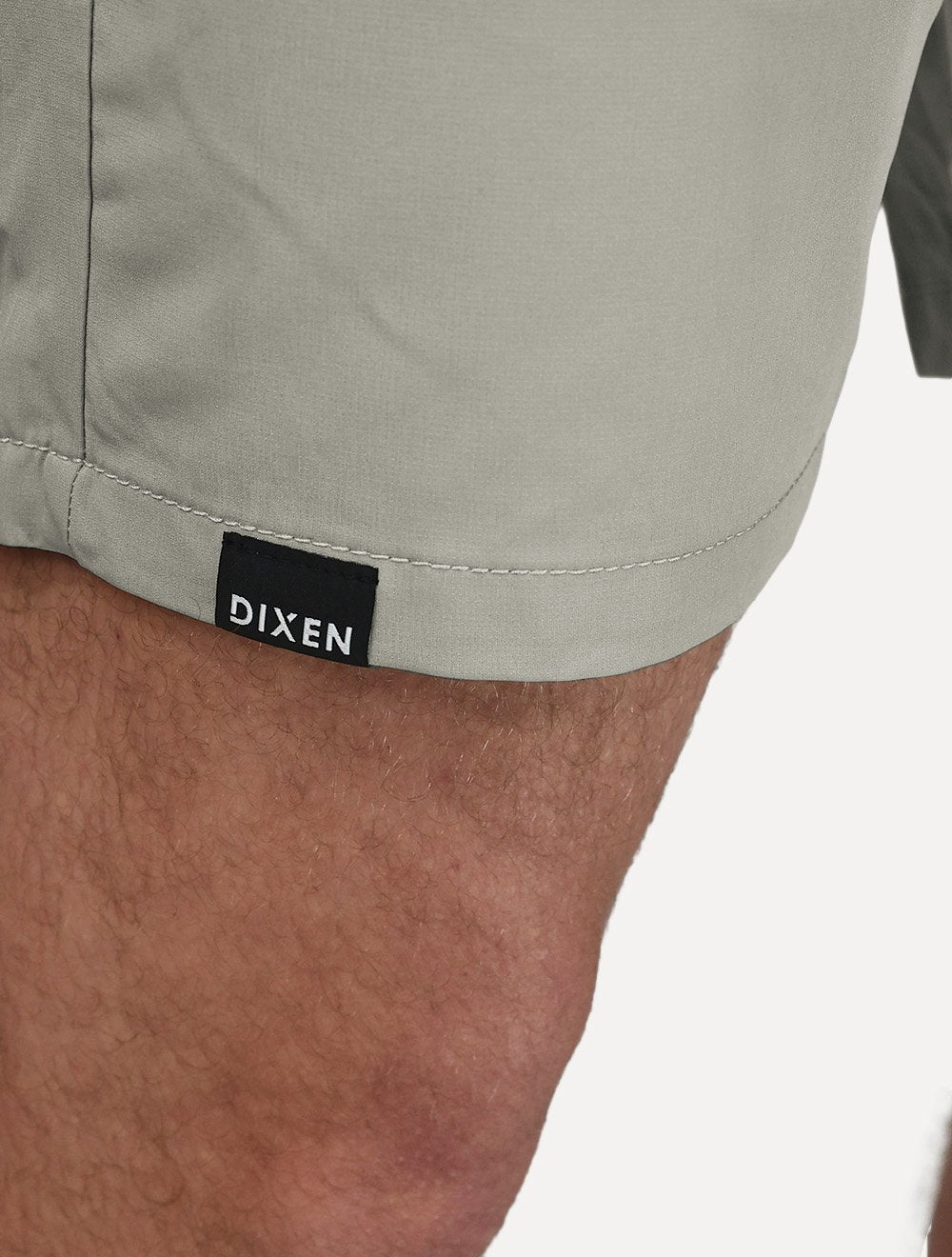 Short Dixen Maculino Tactel Meio Elástico Cinza