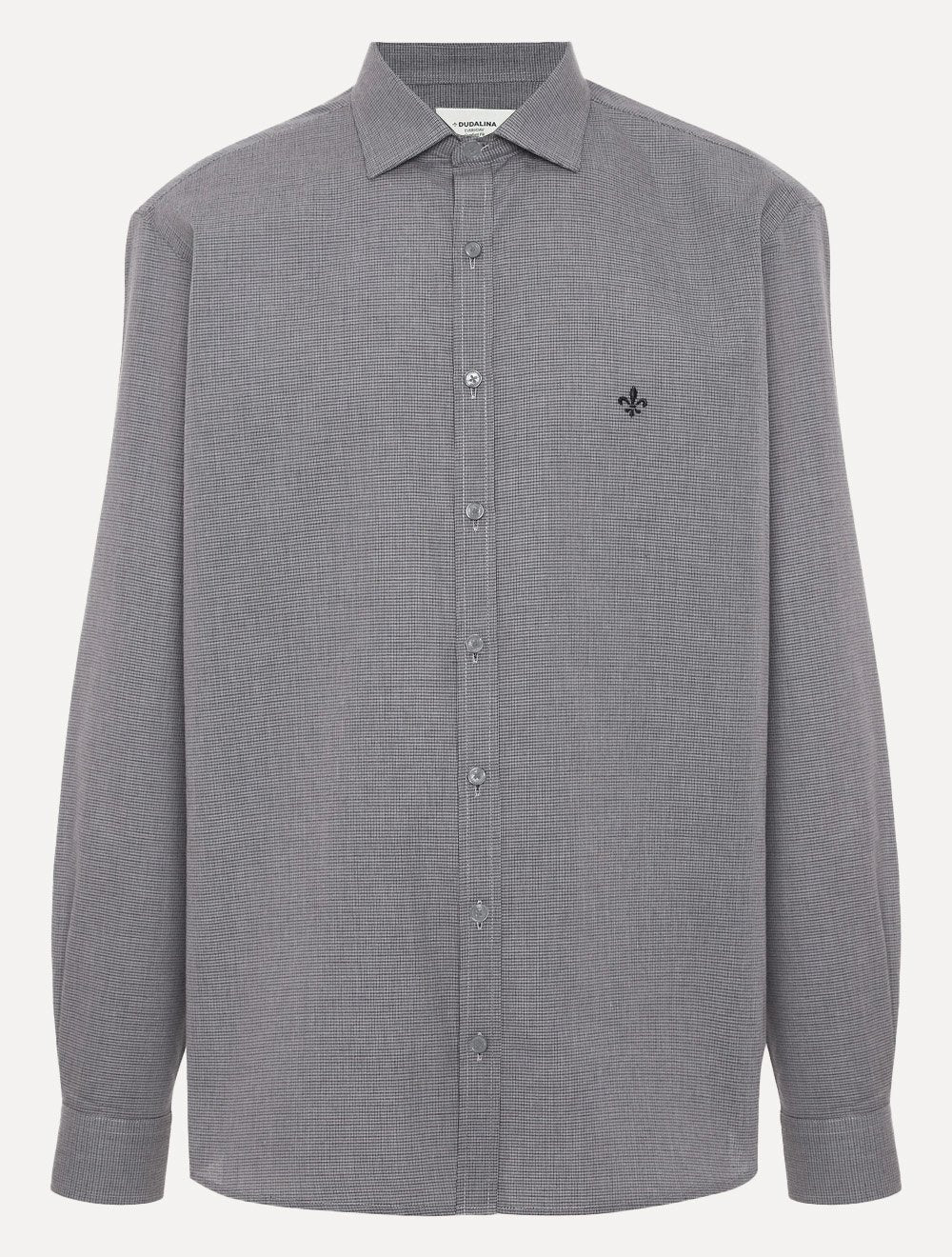 Camisa Dudalina Masculina Comfort Superfine Cotton Milano Azul Marinho