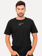 Camiseta Ellus Masculina Cotton Fine Easa Paint Preta