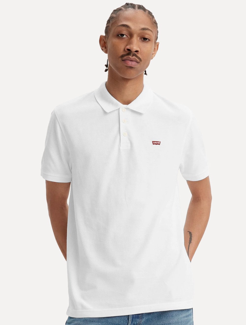 Polo Levis Masculina Housemark Branca