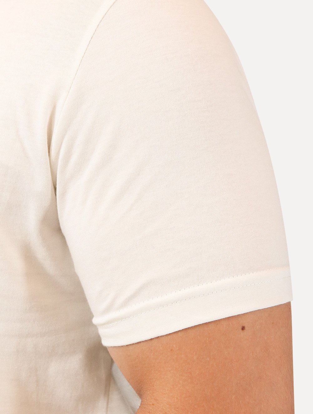 Camiseta King & Joe Masculina Good Day Logo Peito Off White
