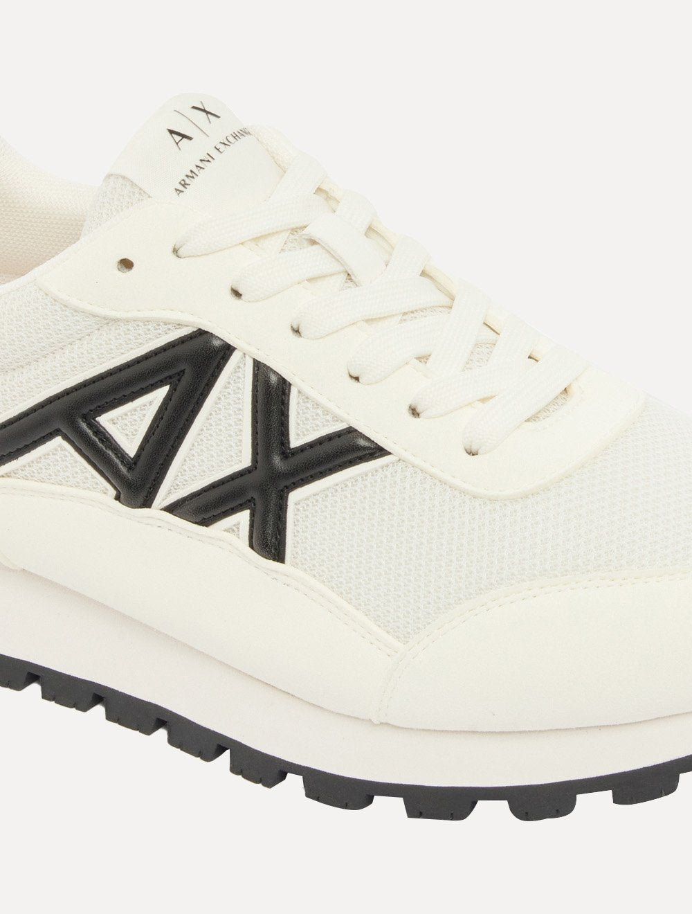 Tênis Armani Exchange Masculino Contrastantes AX Logo Off White