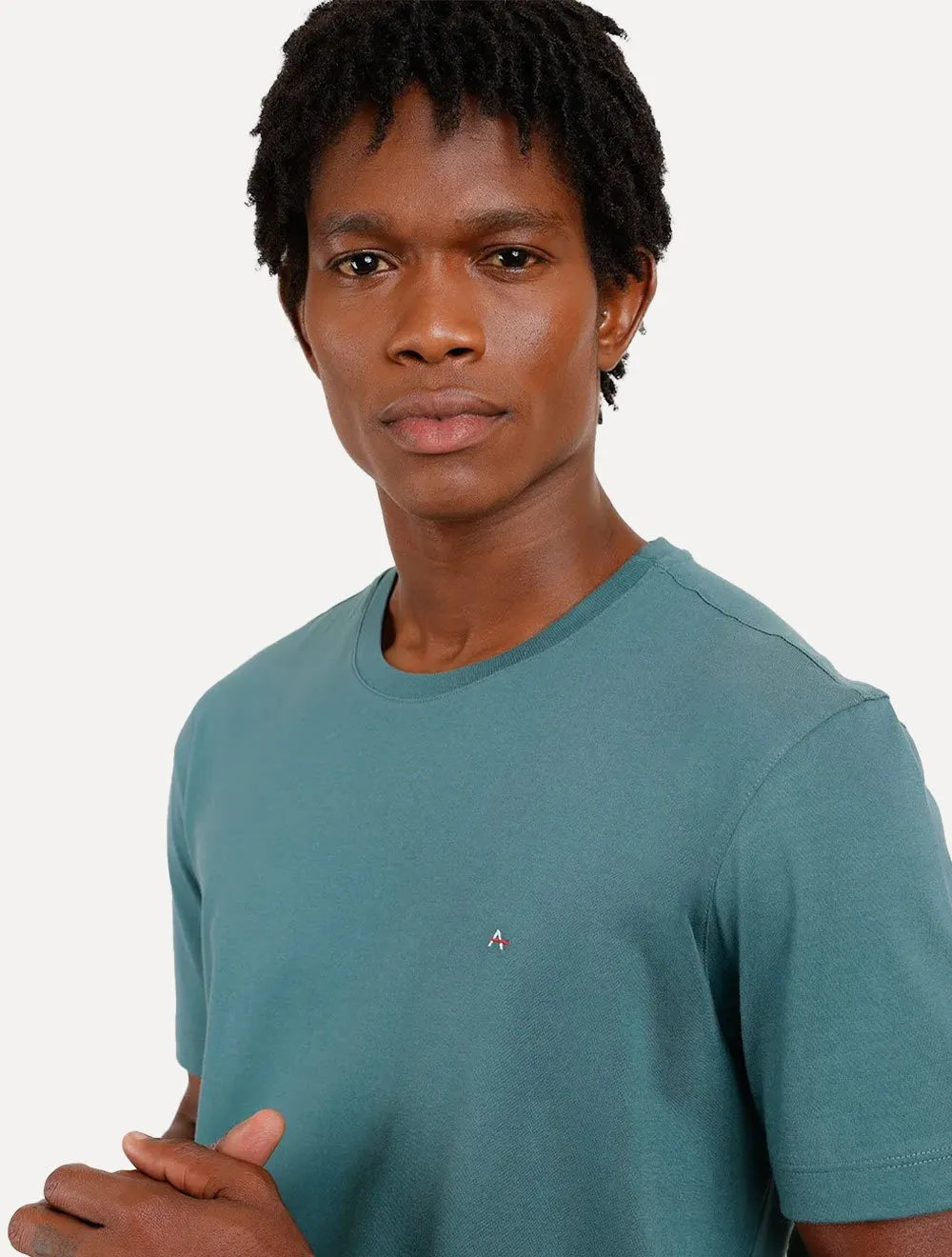 Camiseta Aramis Masculina Basic Lisa Verde Esmeralda