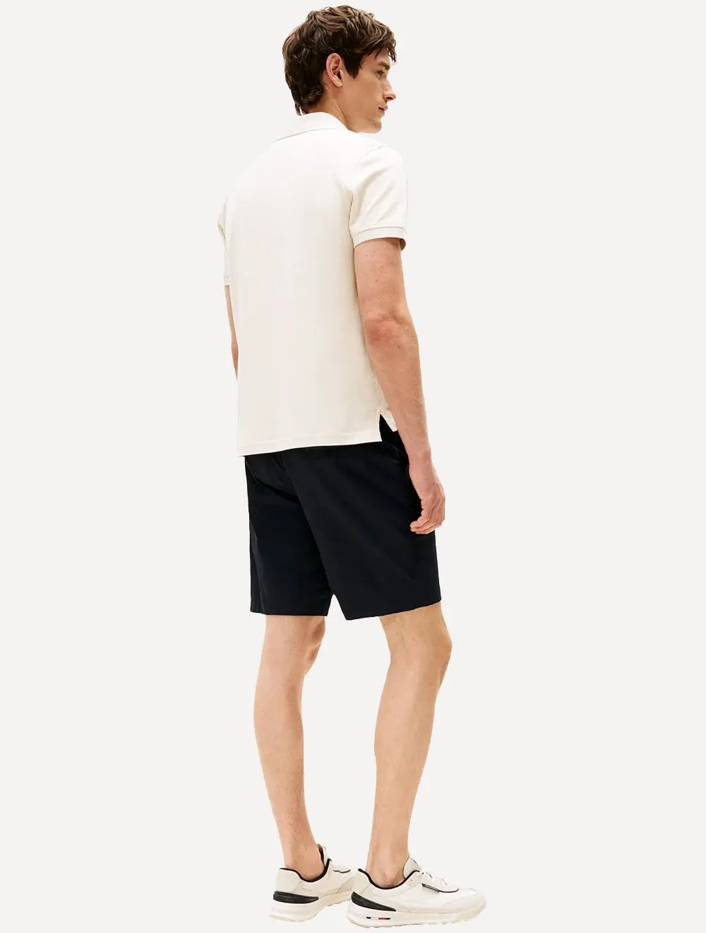 Polo Tommy Hilfiger Masculina Regular Piquet 1985 Off-White