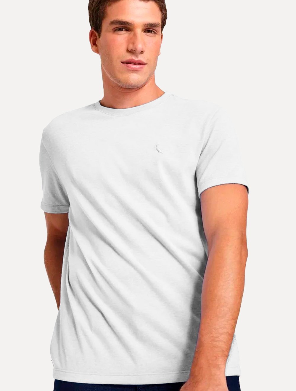 Camiseta Reserva Masculina Regular Mescla Touch Branca