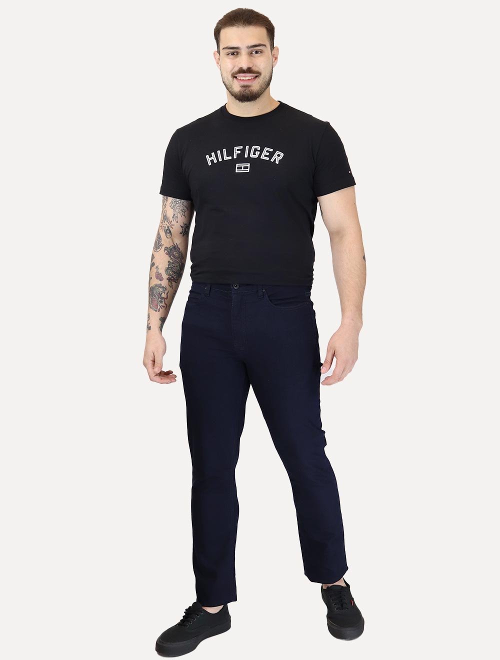 Calça Reserva Jeans Masculina Slim Yan Denim Escura
