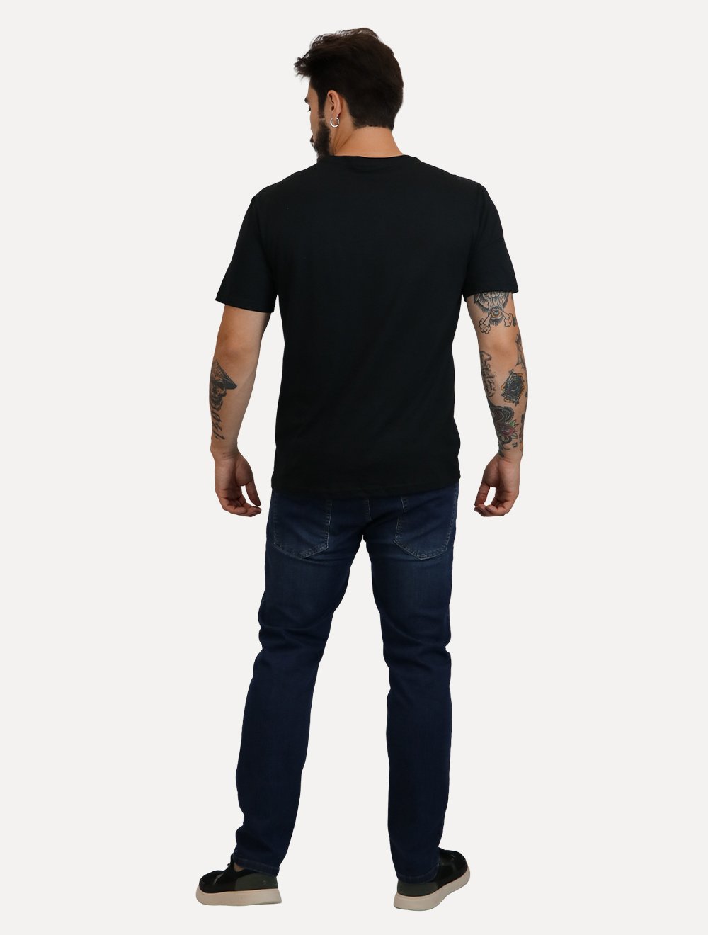 Camiseta Tommy Jeans Masculina Regular Athletic Club Preta